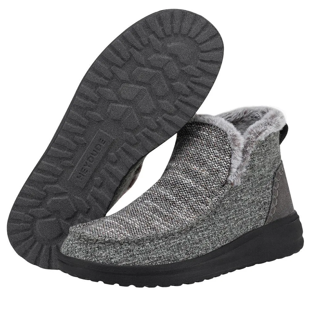 Hey Dude Women's Denny Sleet Grey Shoes