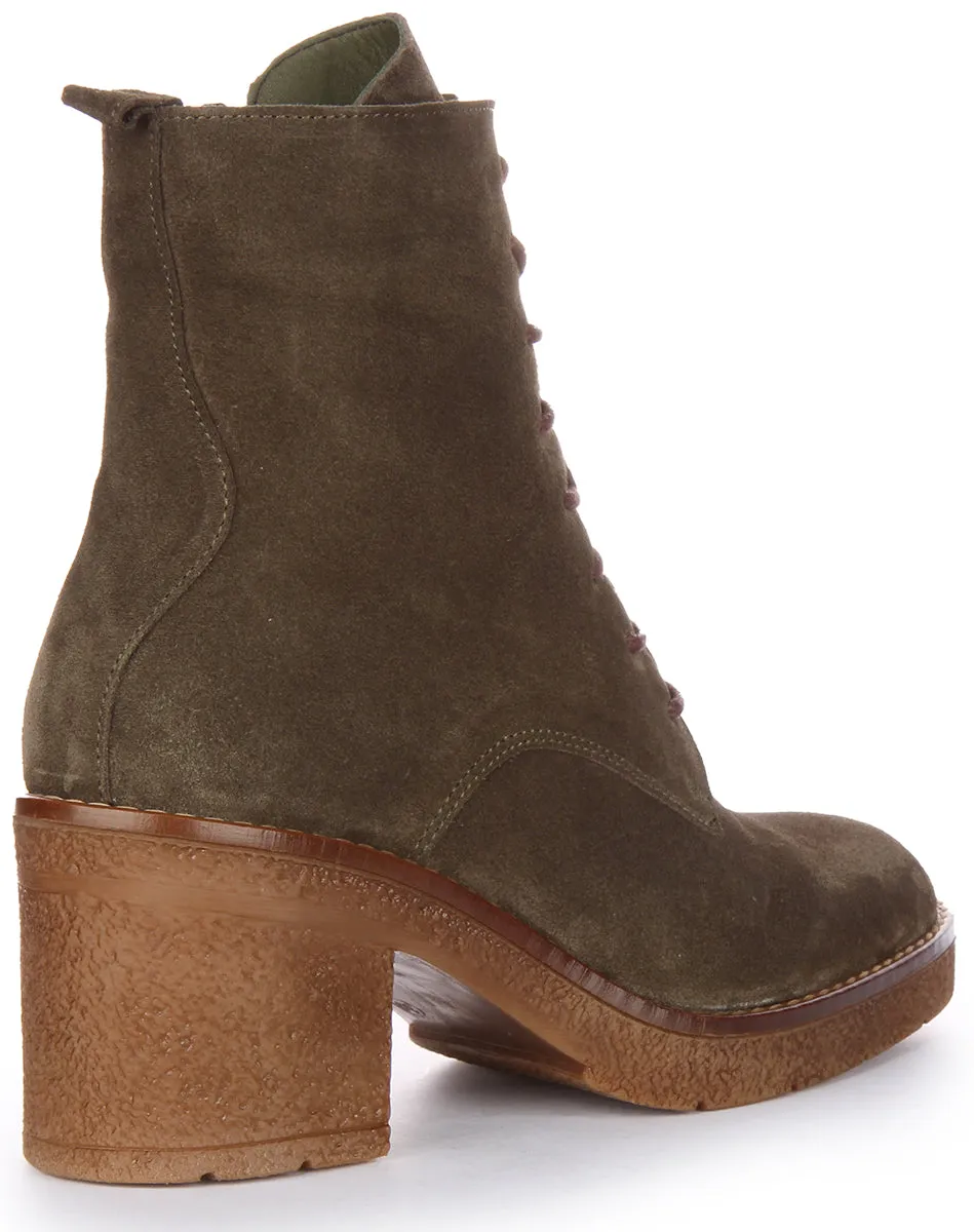 Justinreess England Eva In Olivegreen For Women