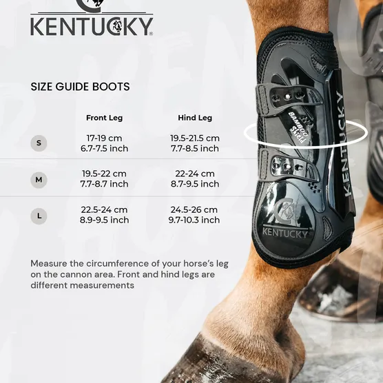 Kentucky Horsewear Vegan Sheepskin Tendon Boot Bamboo - Elastic