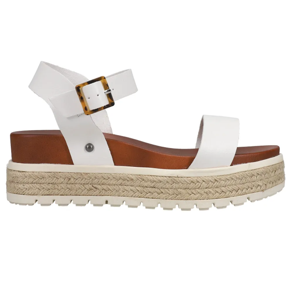 Kiera Espadrille Wedge Platform Sandals