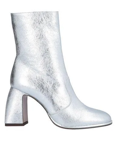 L' Autre Chose Women Ankle boots Silver 4.5 UK