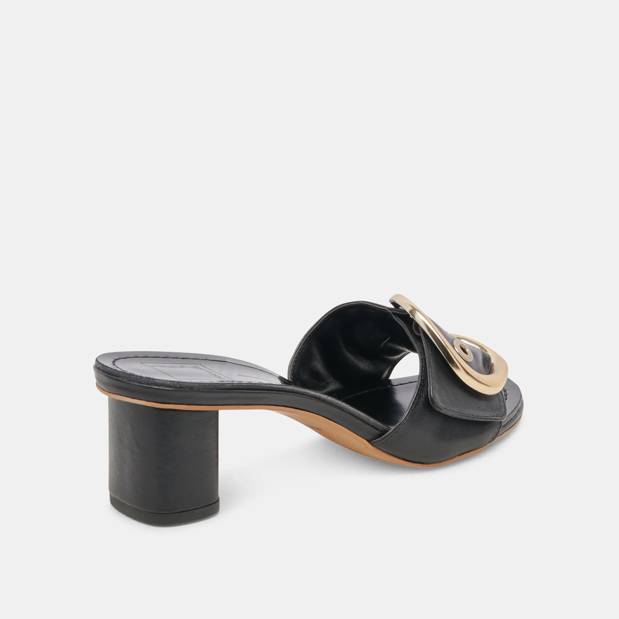 LAIKA HEELS BLACK LEATHER