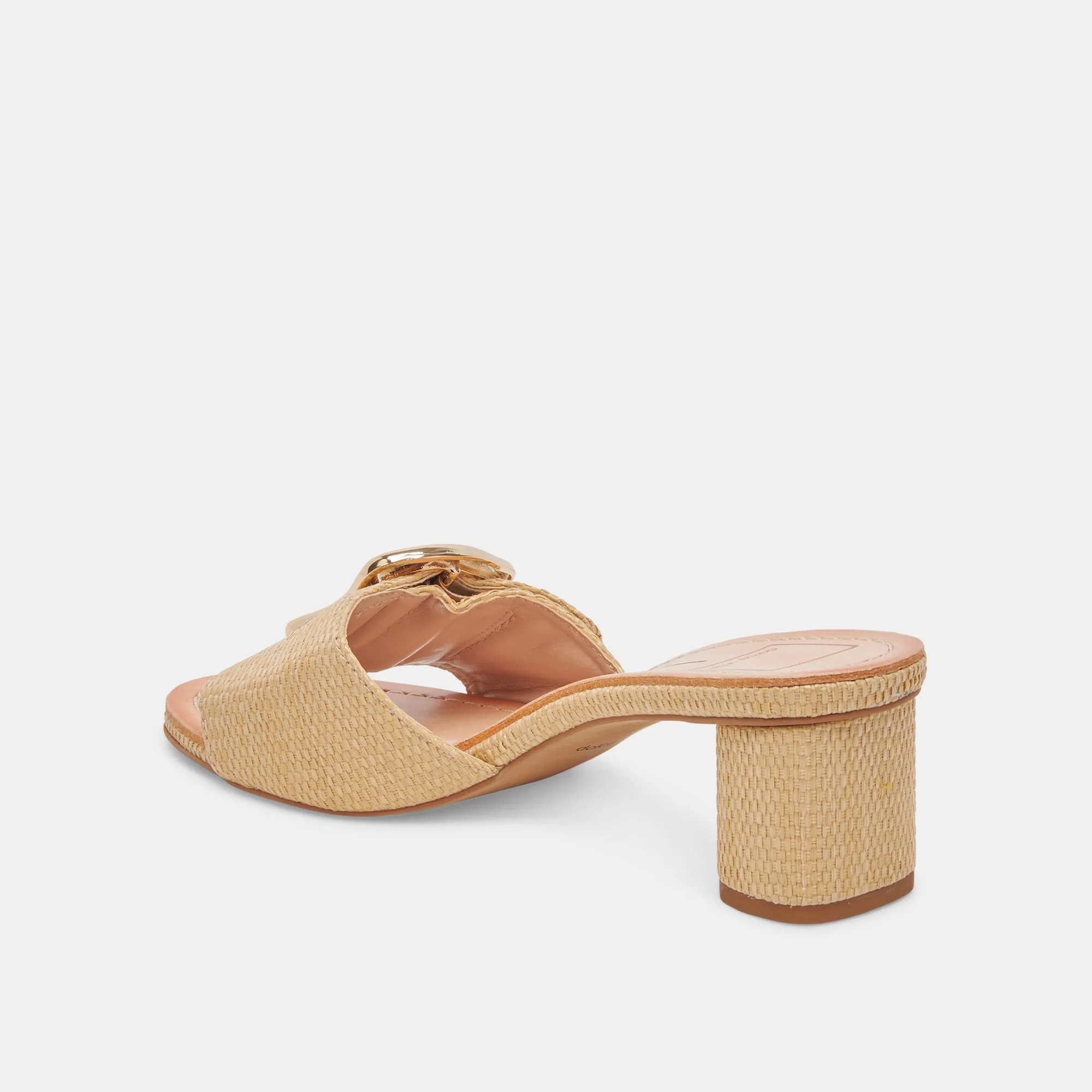 LAIKA HEELS LT NATURAL RAFFIA