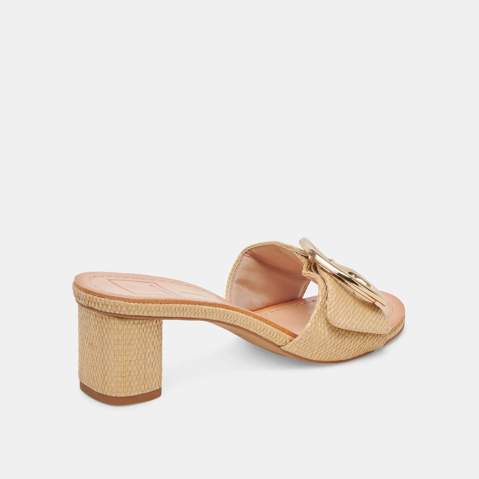 LAIKA HEELS LT NATURAL RAFFIA