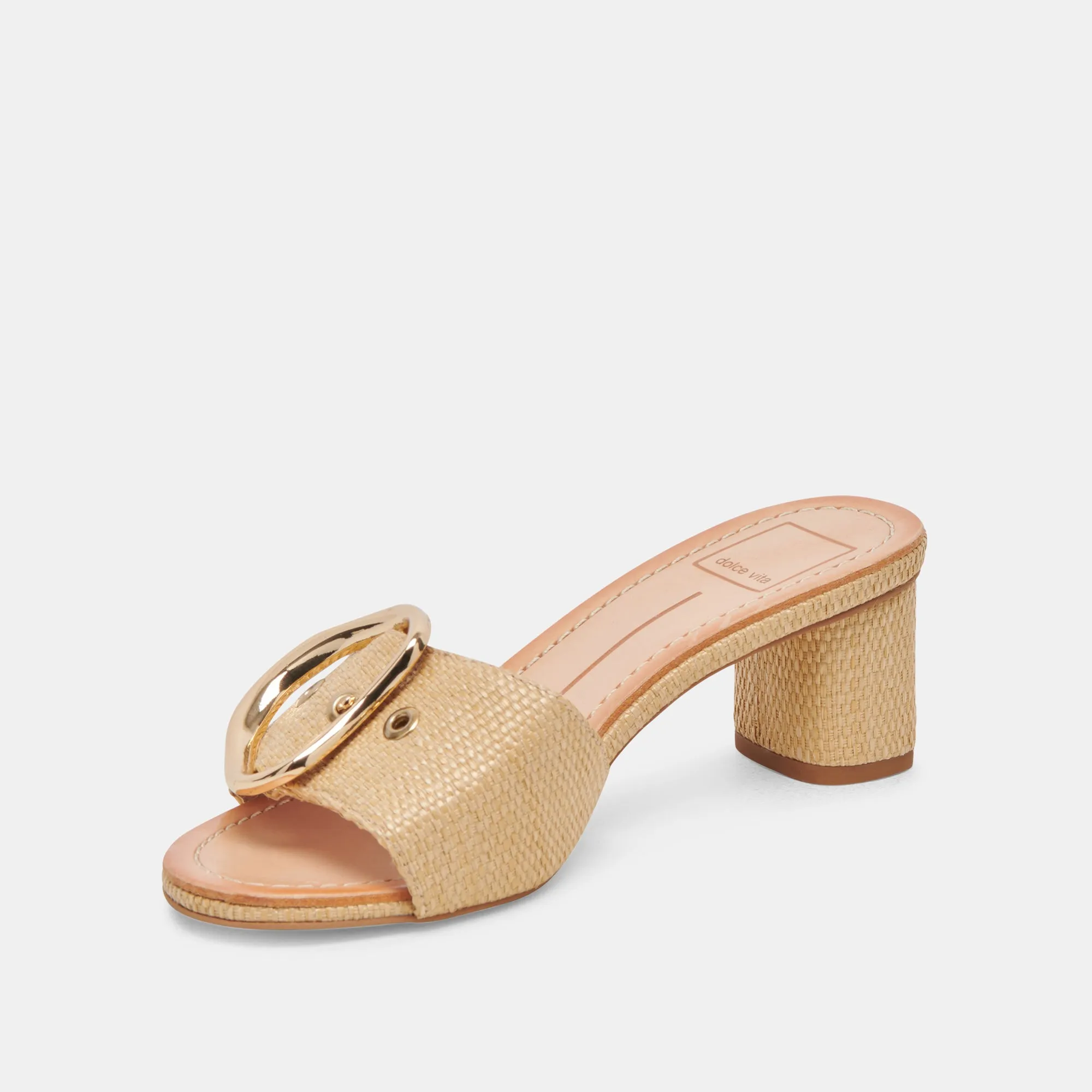 LAIKA HEELS LT NATURAL RAFFIA