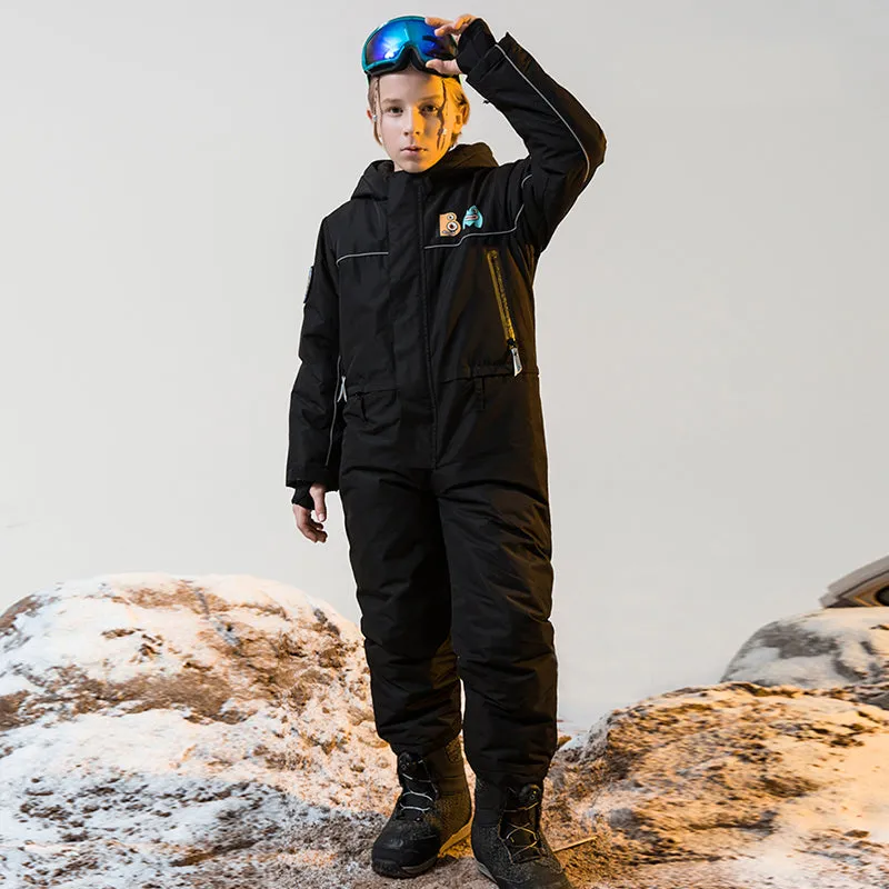 LD Ski Girls New Style Fashion Winter One Piece Jumpsuit Snowsuits