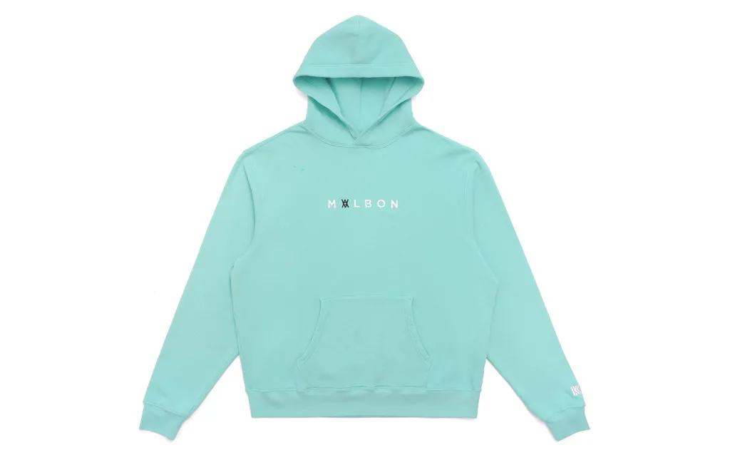 MALBON X ARSHAM IN KOHLER GREEN HOODED SWEATSHIRT