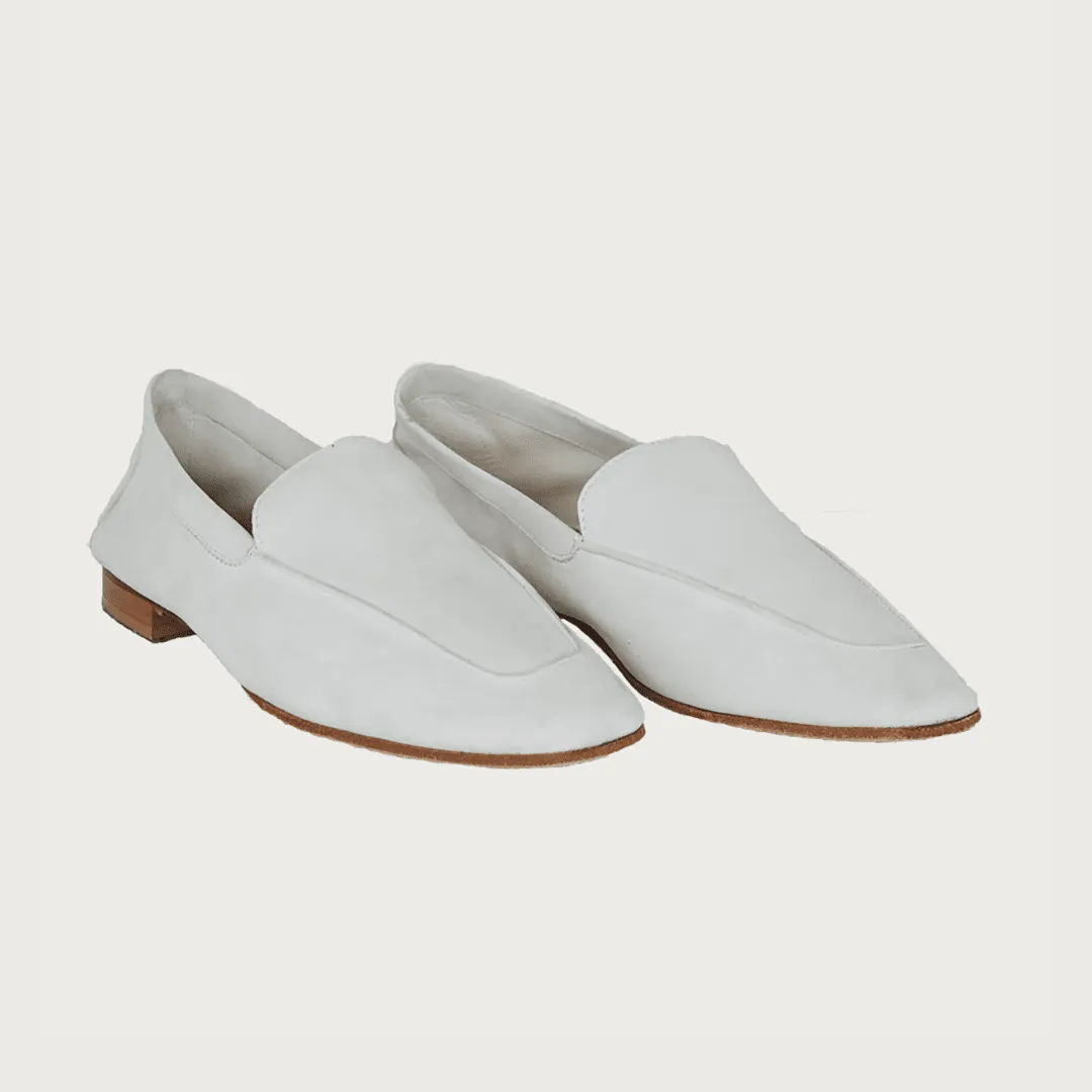 Mare White Suede