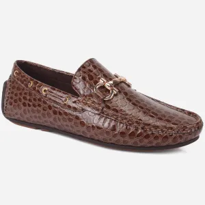 Men "ZILLA" Buckle Formal Moccasins