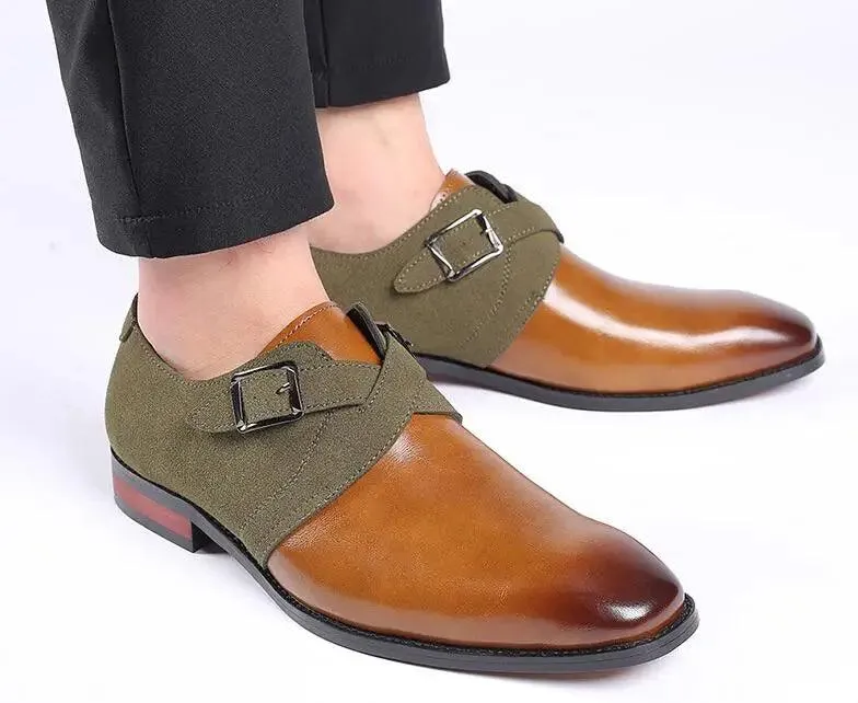 Men's Casual Shoes Business Formal Fashion Leather Shoes #XS2051