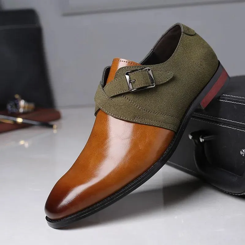 Men's Casual Shoes Business Formal Fashion Leather Shoes #XS2051