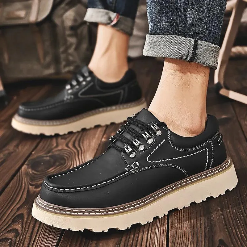 Men's Casual Shoes - Formal Leather Work Dress Shoes - TSS205