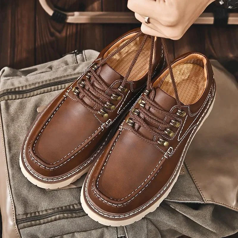 Men's Casual Shoes - Formal Leather Work Dress Shoes - TSS205