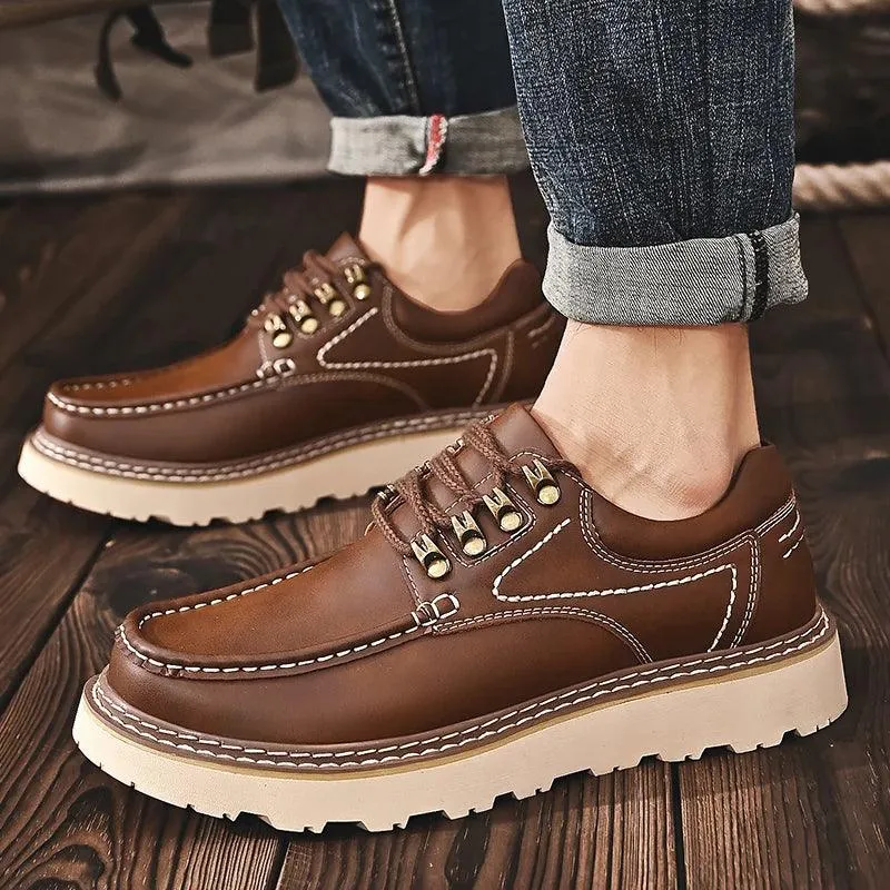 Men's Casual Shoes - Formal Leather Work Dress Shoes - TSS205