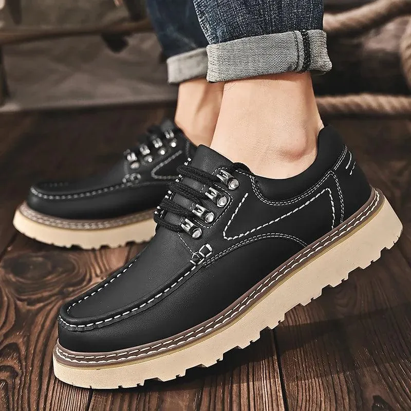 Men's Casual Shoes - Formal Leather Work Dress Shoes - TSS205