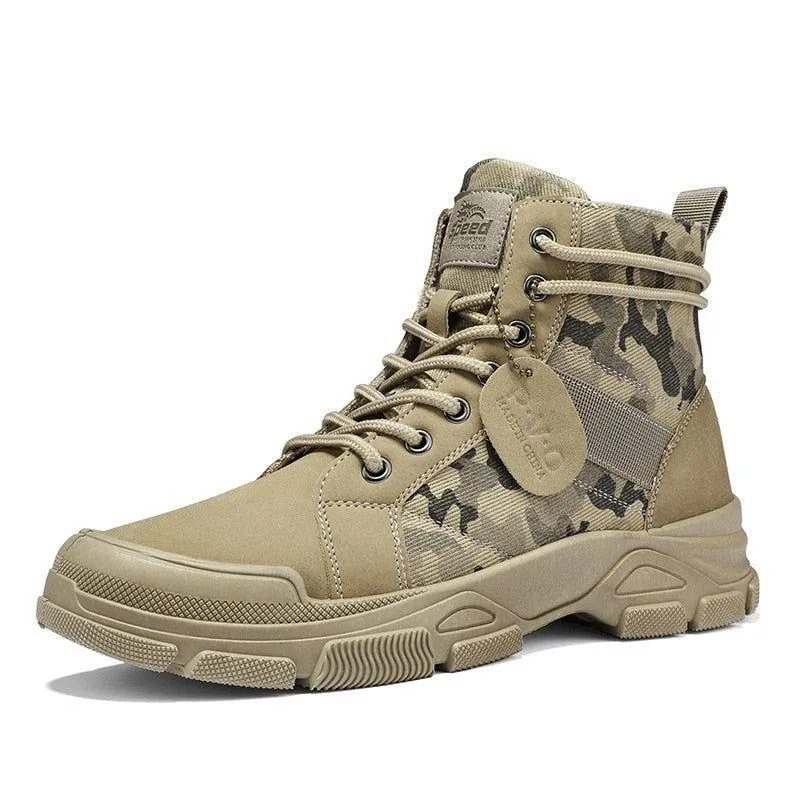 Men's Casual Shoes MCSPO25 - Camouflage Ankle Boot