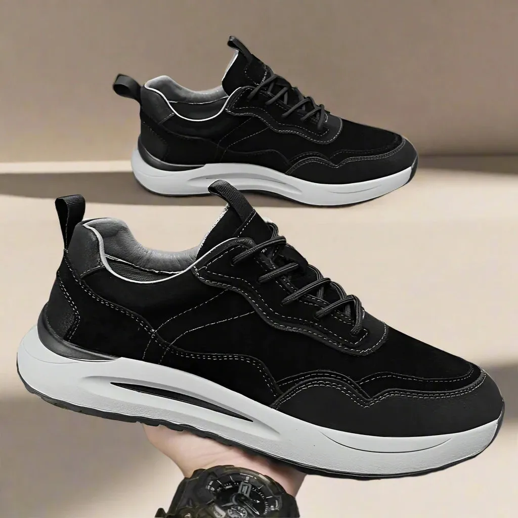 Men's Casual Shoes - Vulcanized Leather Sneakers - TSS360