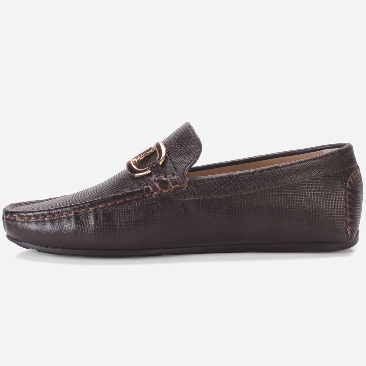 Men's "VERIX" Leather Buckled Moccasins Shoes