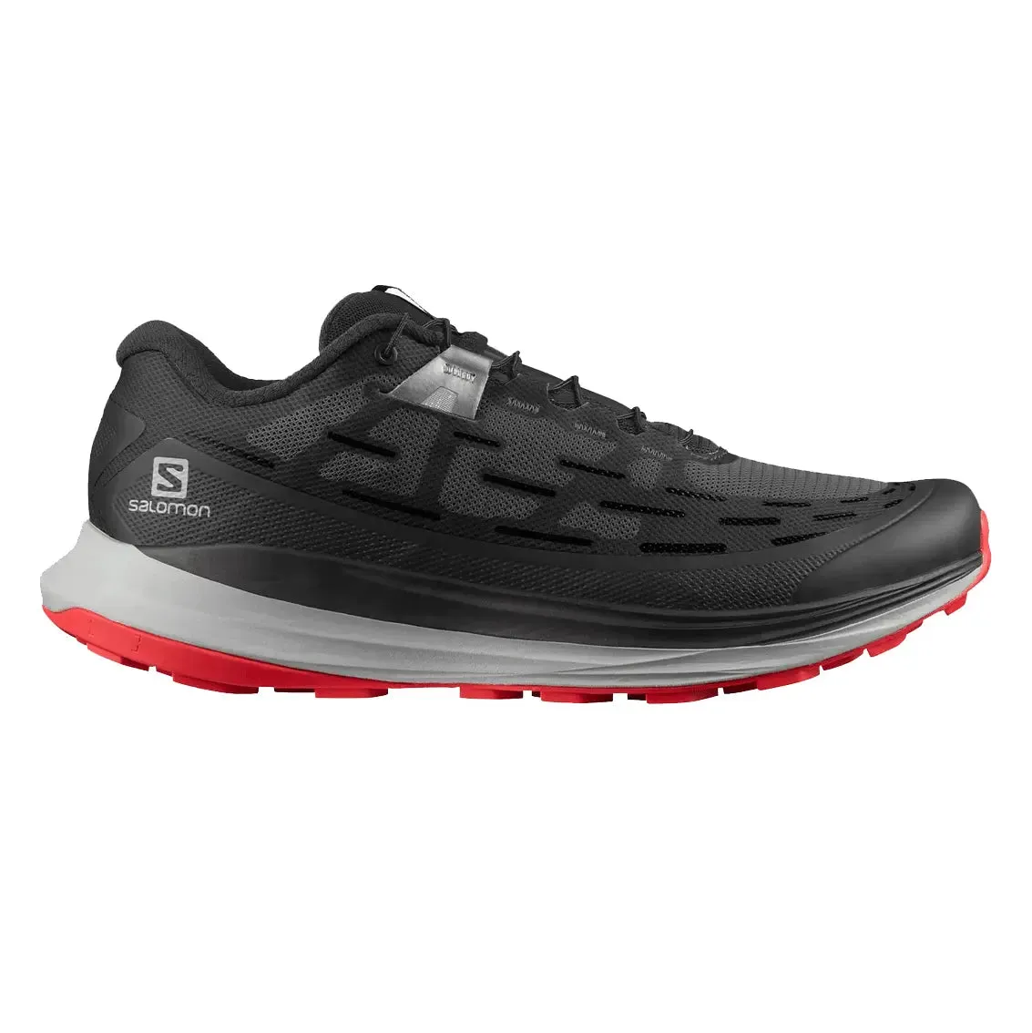 Mens Salomon Ultra Glide - Black / Alloy / Goji