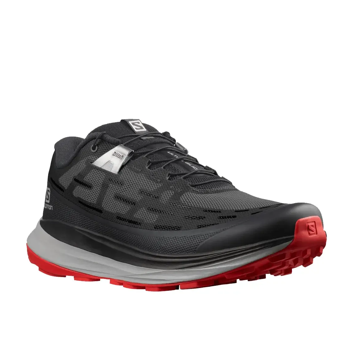 Mens Salomon Ultra Glide - Black / Alloy / Goji