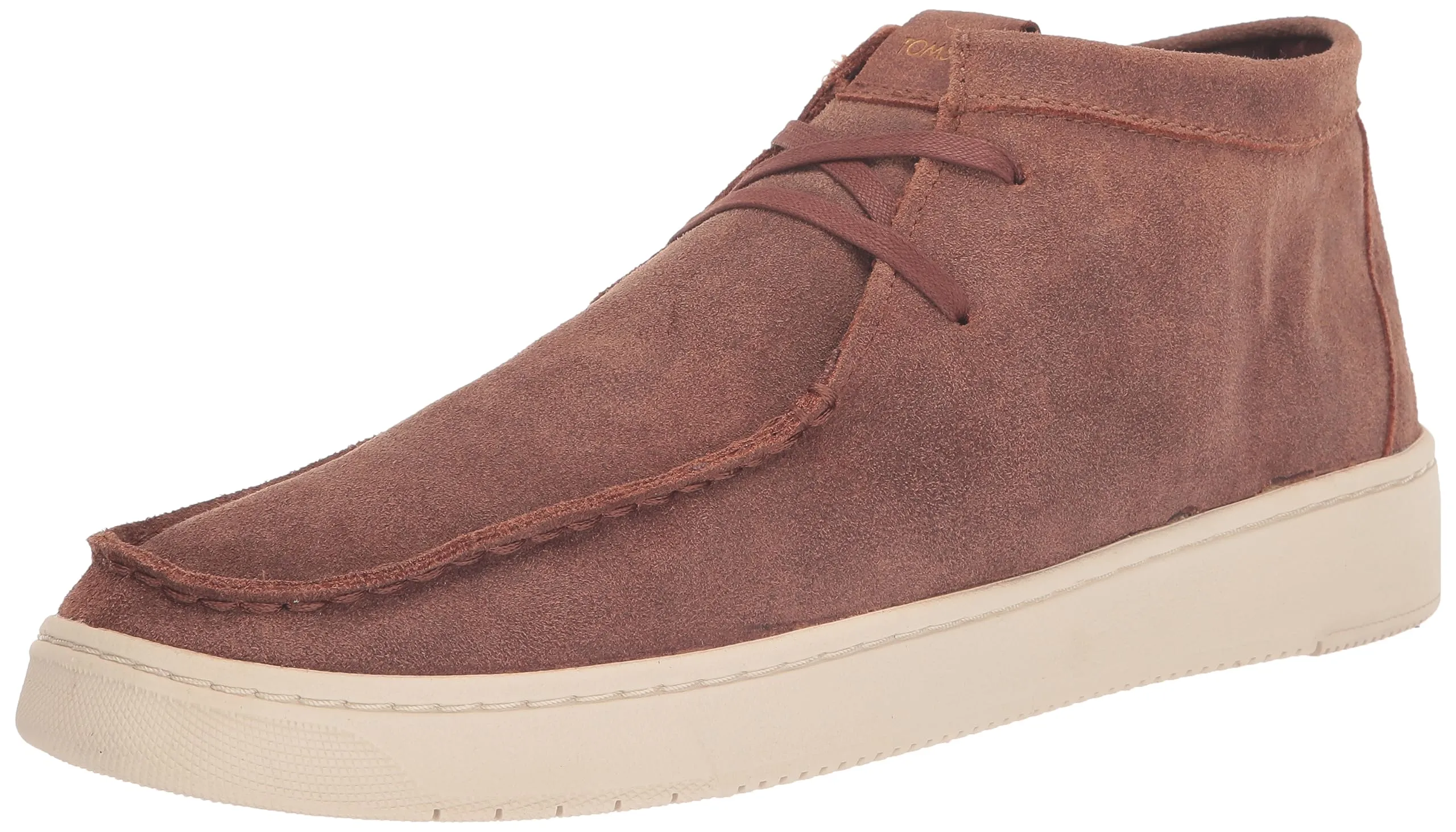 Men's Shoes TOMS TRAVEL LITE MOC CHUKKA Boots 10020209 COFFEE WAXY SUEDE