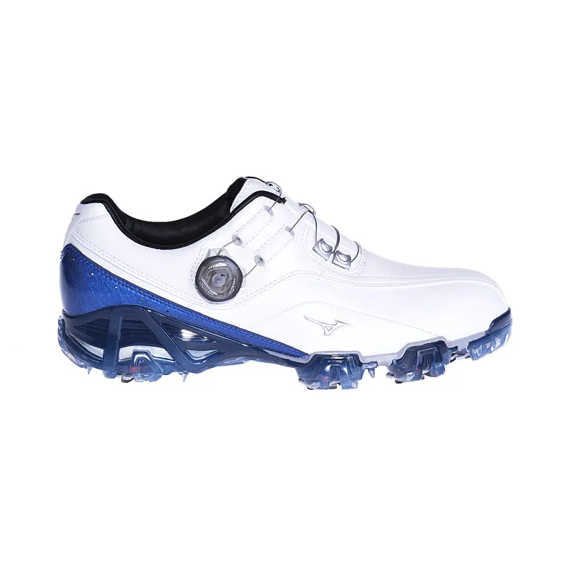 MIZUNO Genem 008 EEE BOA Men's Spiked Shoes (White/Blue)