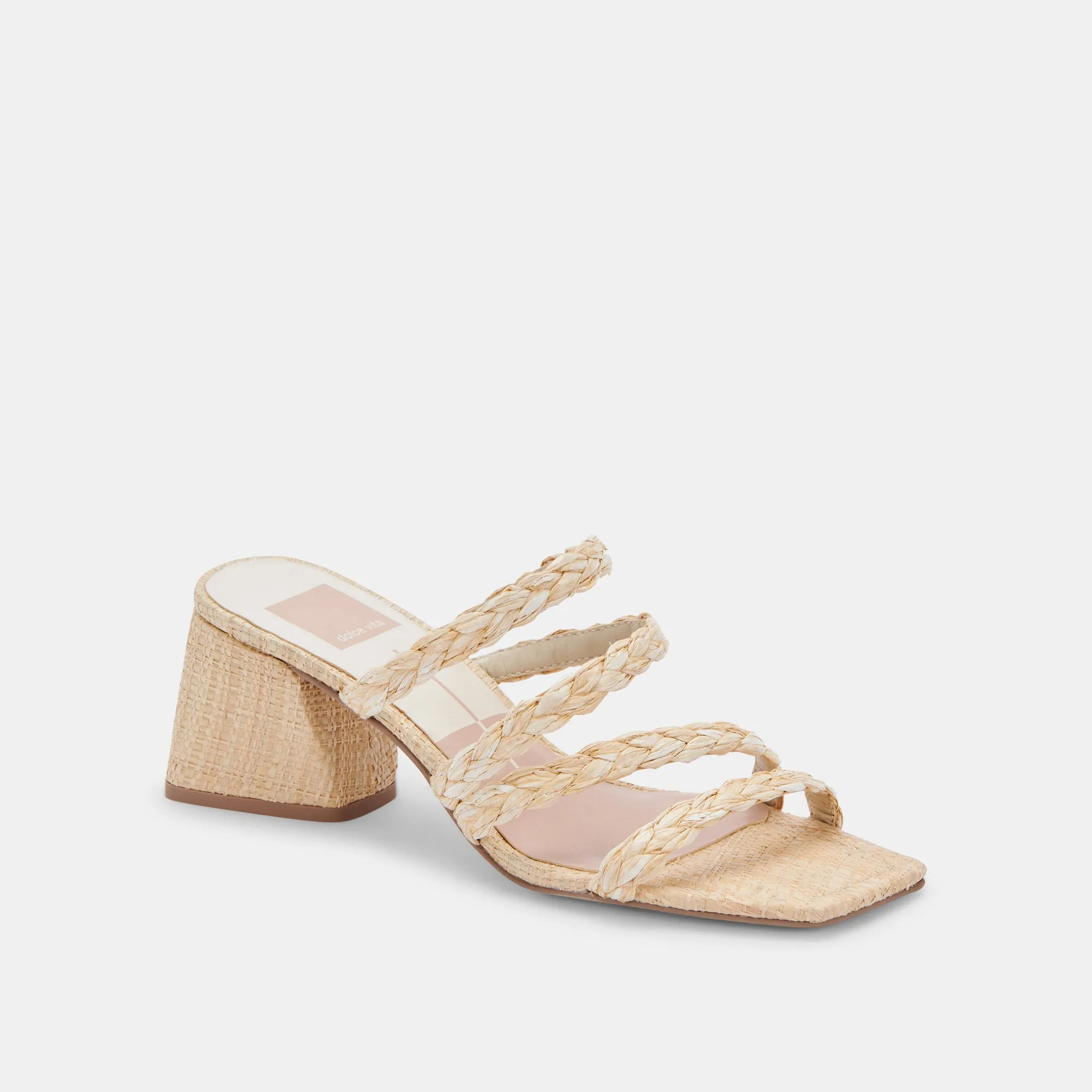 MYLAH SANDALS NATURAL RAFFIA