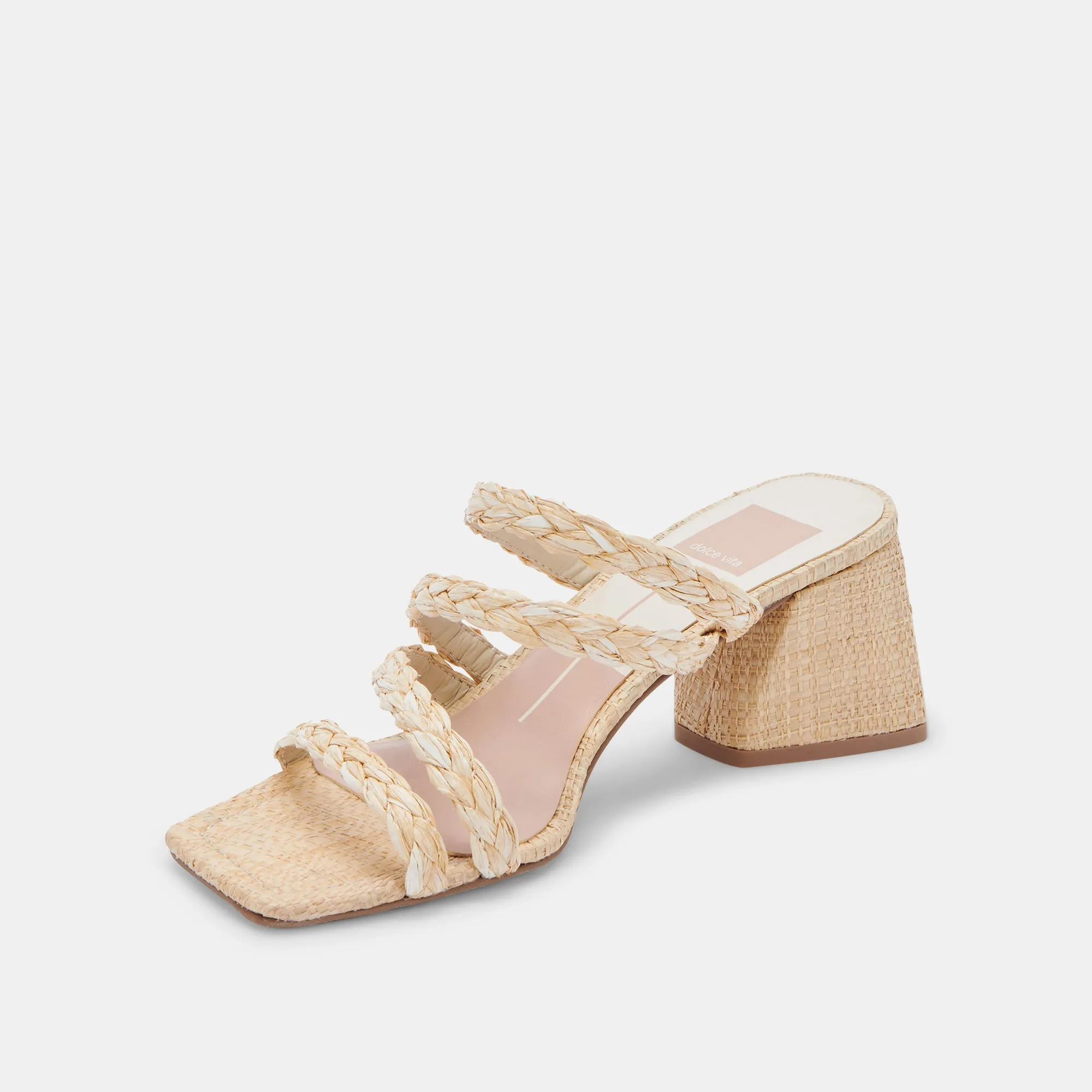 MYLAH SANDALS NATURAL RAFFIA