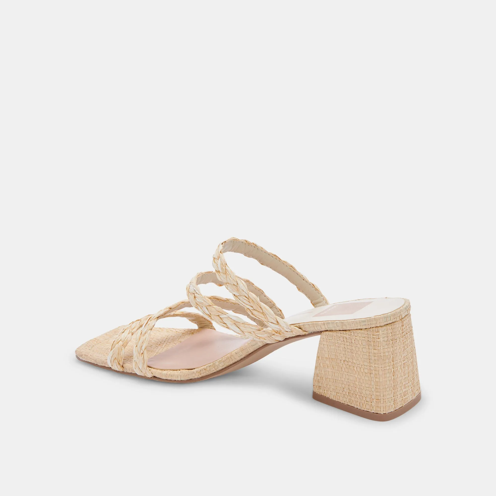 MYLAH SANDALS NATURAL RAFFIA