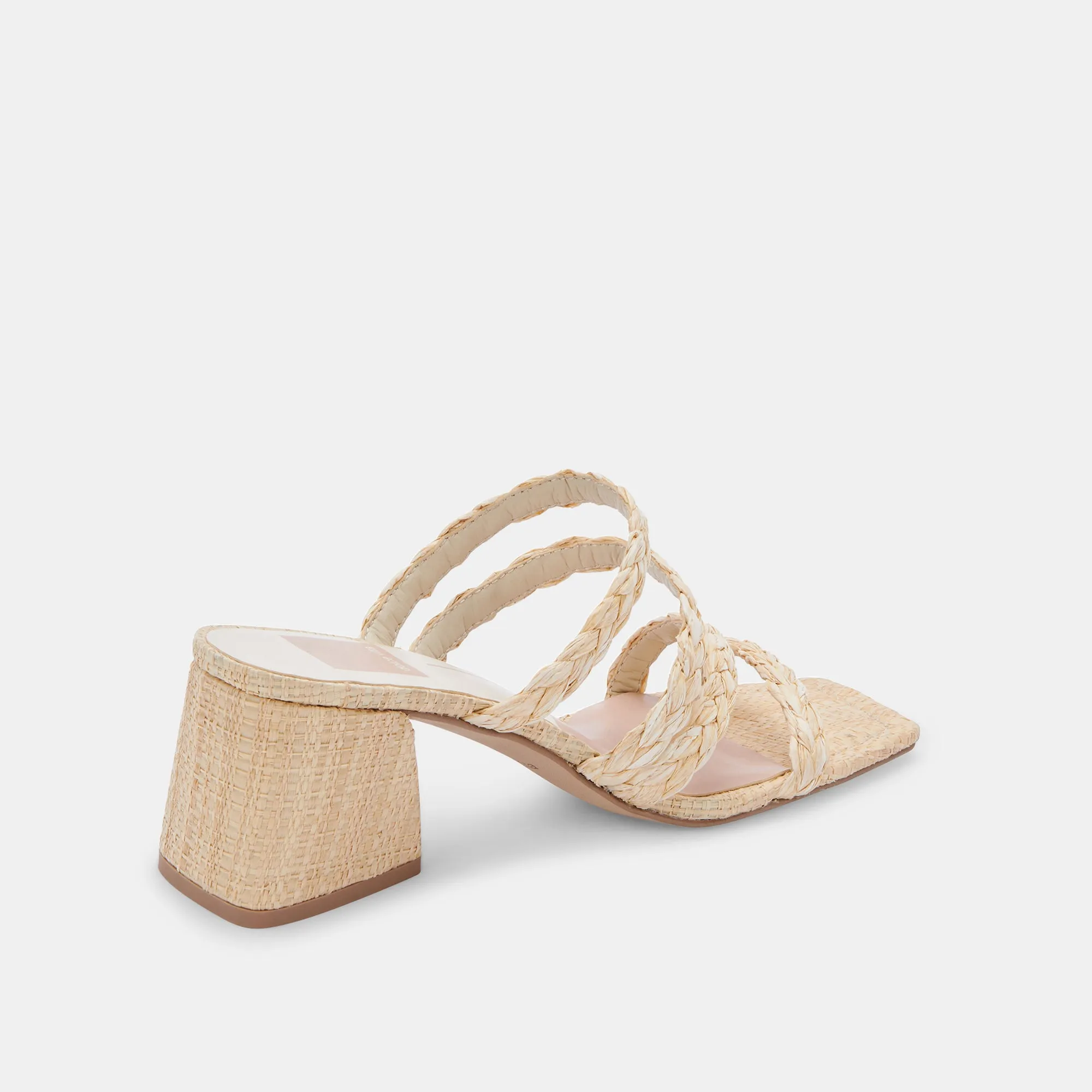 MYLAH SANDALS NATURAL RAFFIA