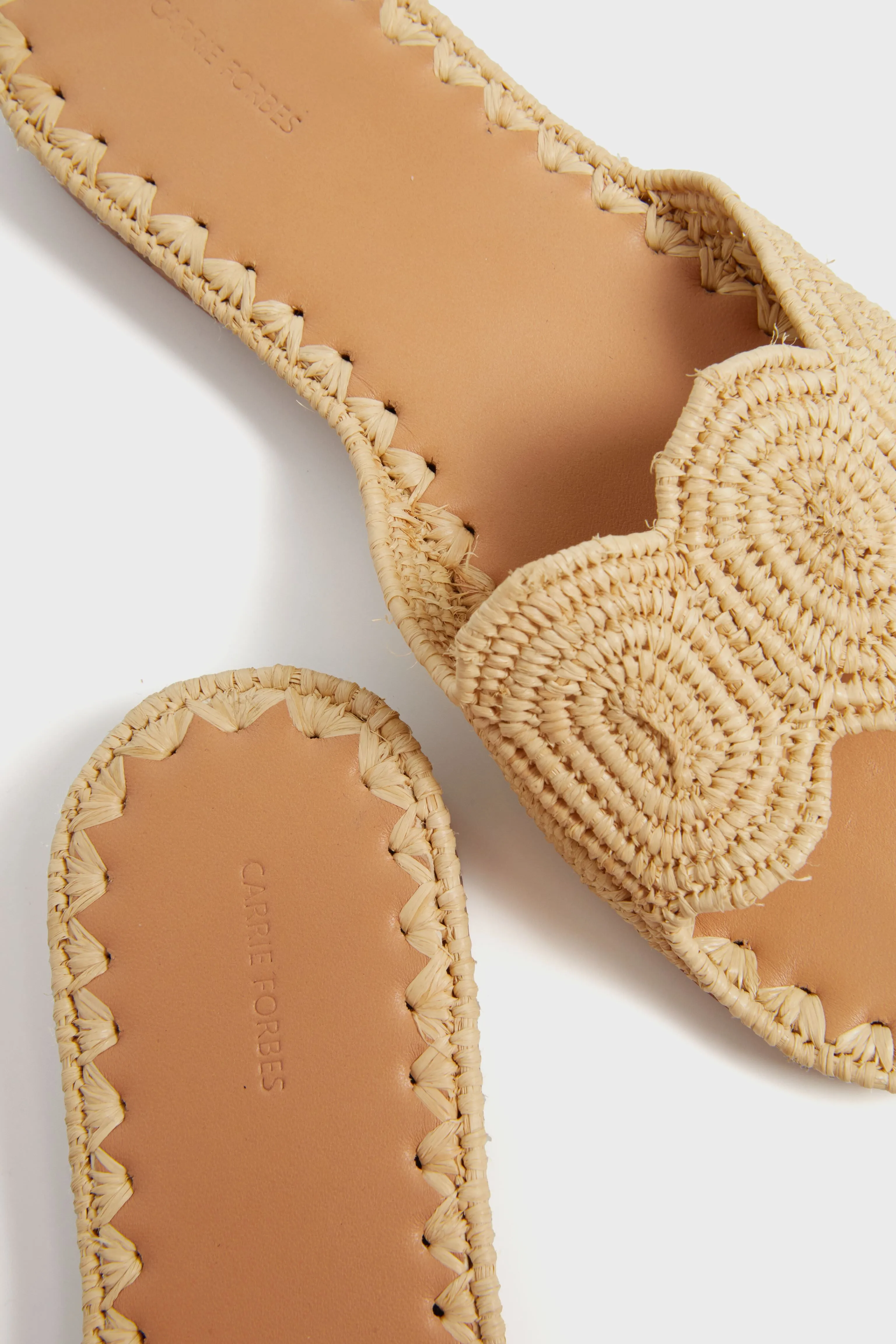 Natural Raffia Naima Sandals