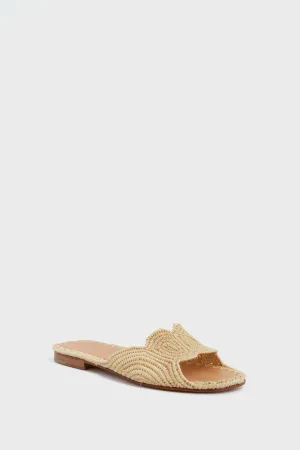 Natural Raffia Naima Sandals