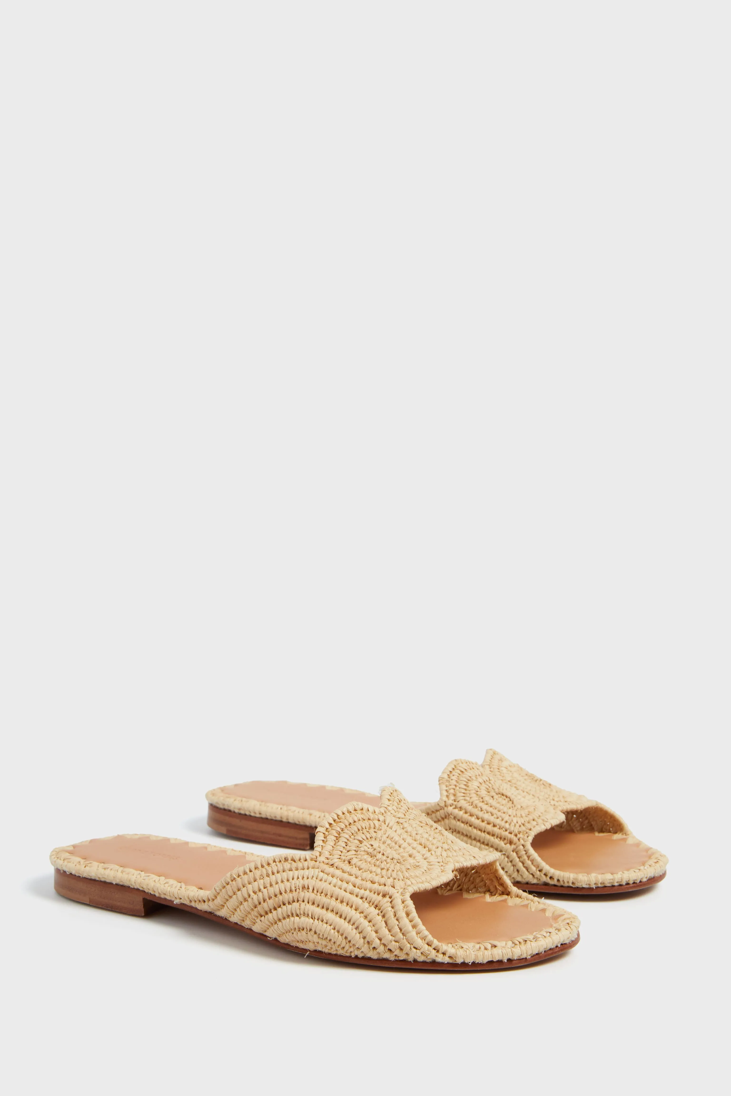 Natural Raffia Naima Sandals