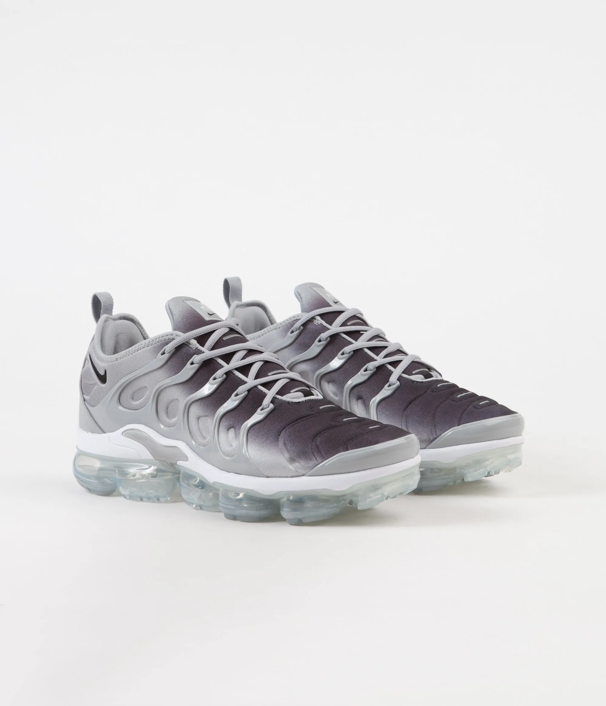 Nike Air VaporMax Plus Shoes - Wolf Grey / Black - White