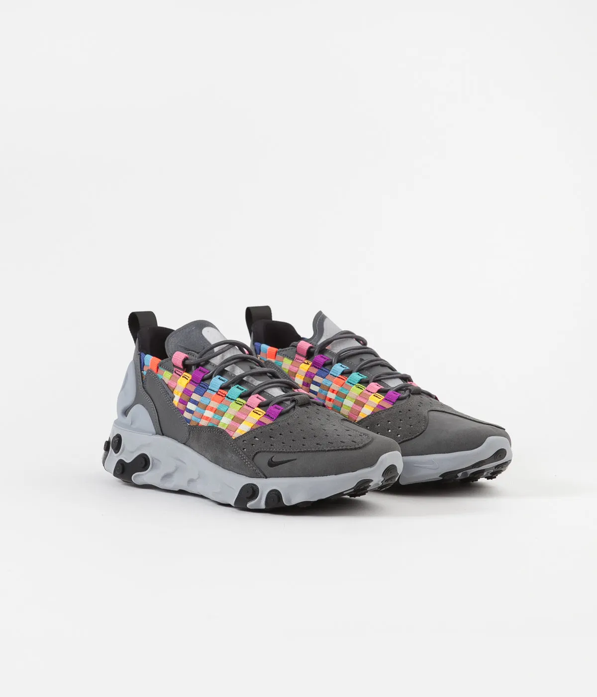 Nike React Sertu Shoes - Iron Grey / Black - Light Smoke Grey