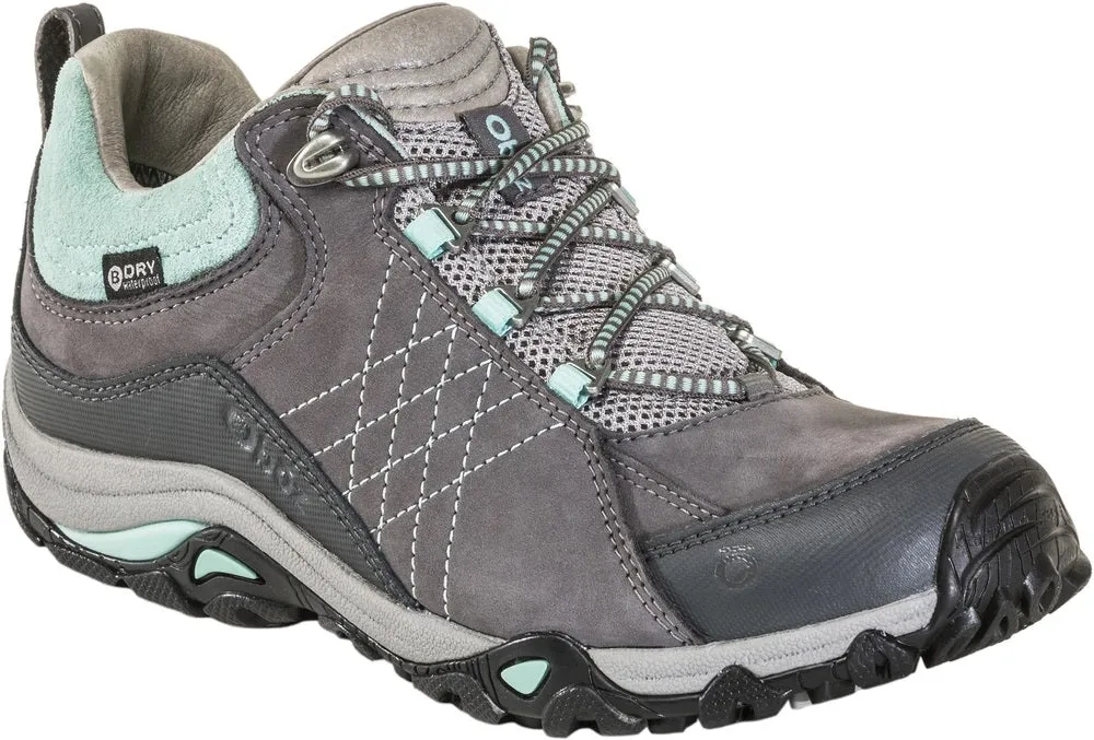 'Oboz' Women's Sapphire Low WP Low Hiker - Charcoal / Beach Glass (Wide)