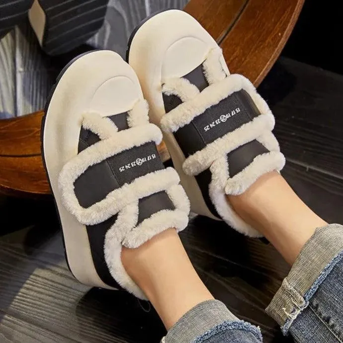 P44 Women's Casual Shoes - Platform Sneakers with Thick Bottom