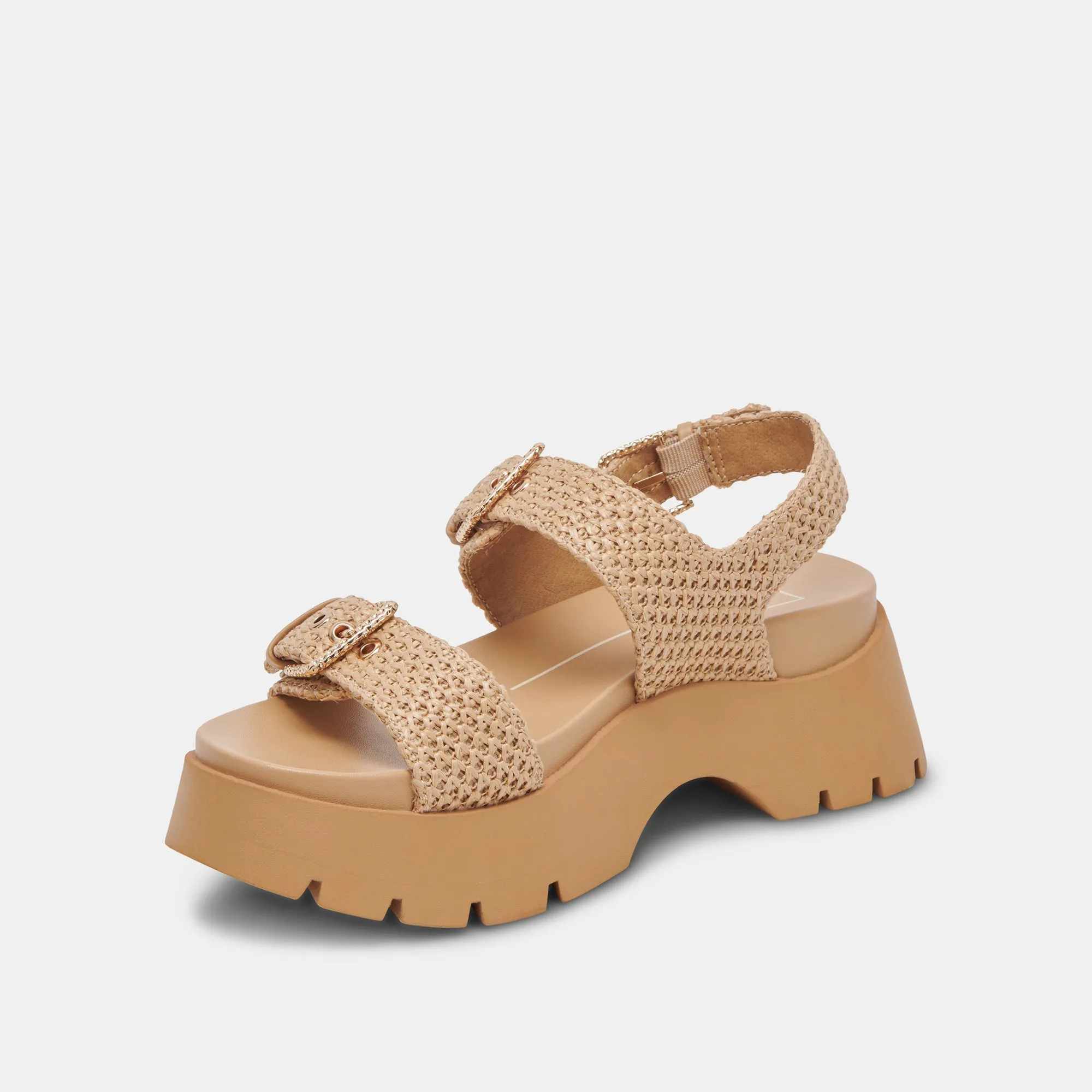 PALDA SANDALS NATURAL RAFFIA