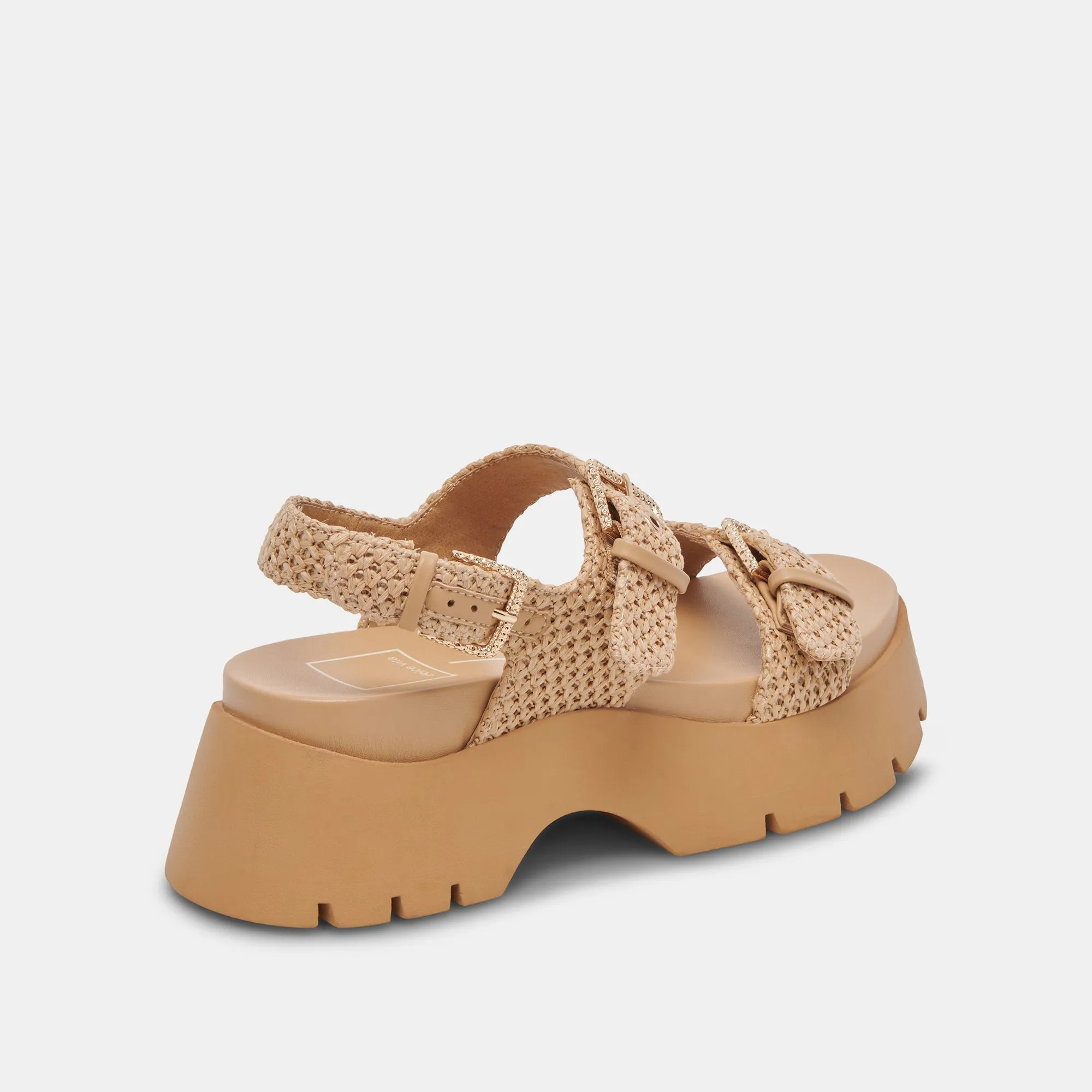 PALDA SANDALS NATURAL RAFFIA