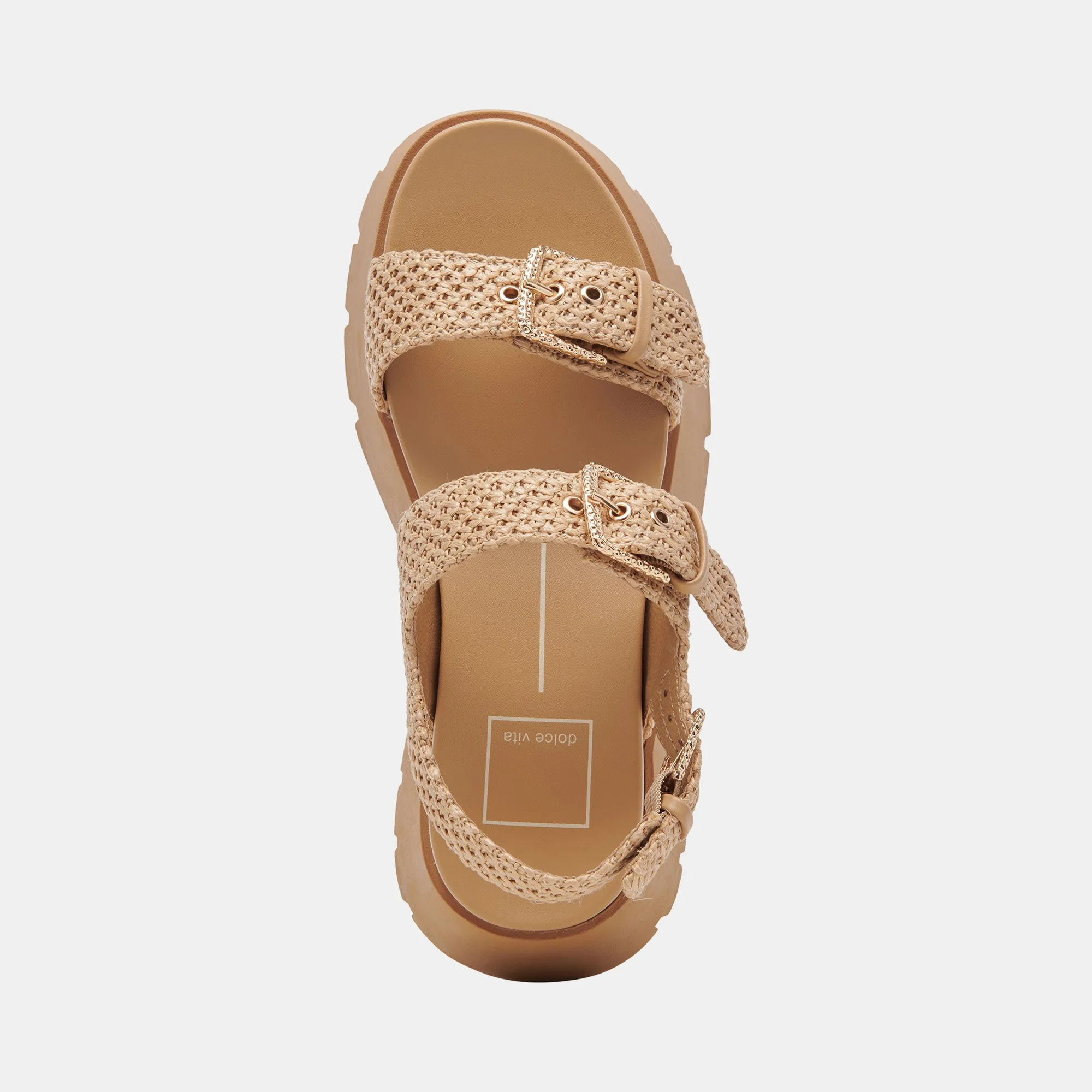 PALDA SANDALS NATURAL RAFFIA