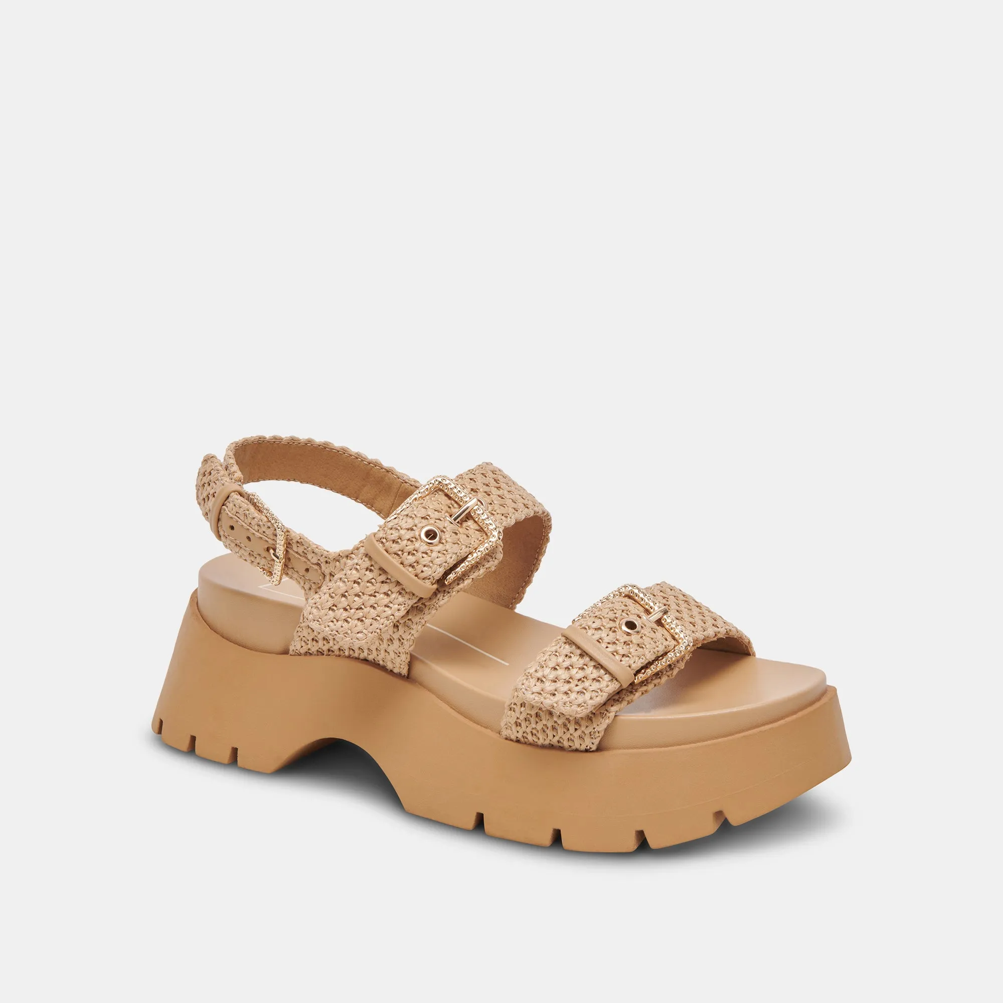 PALDA SANDALS NATURAL RAFFIA