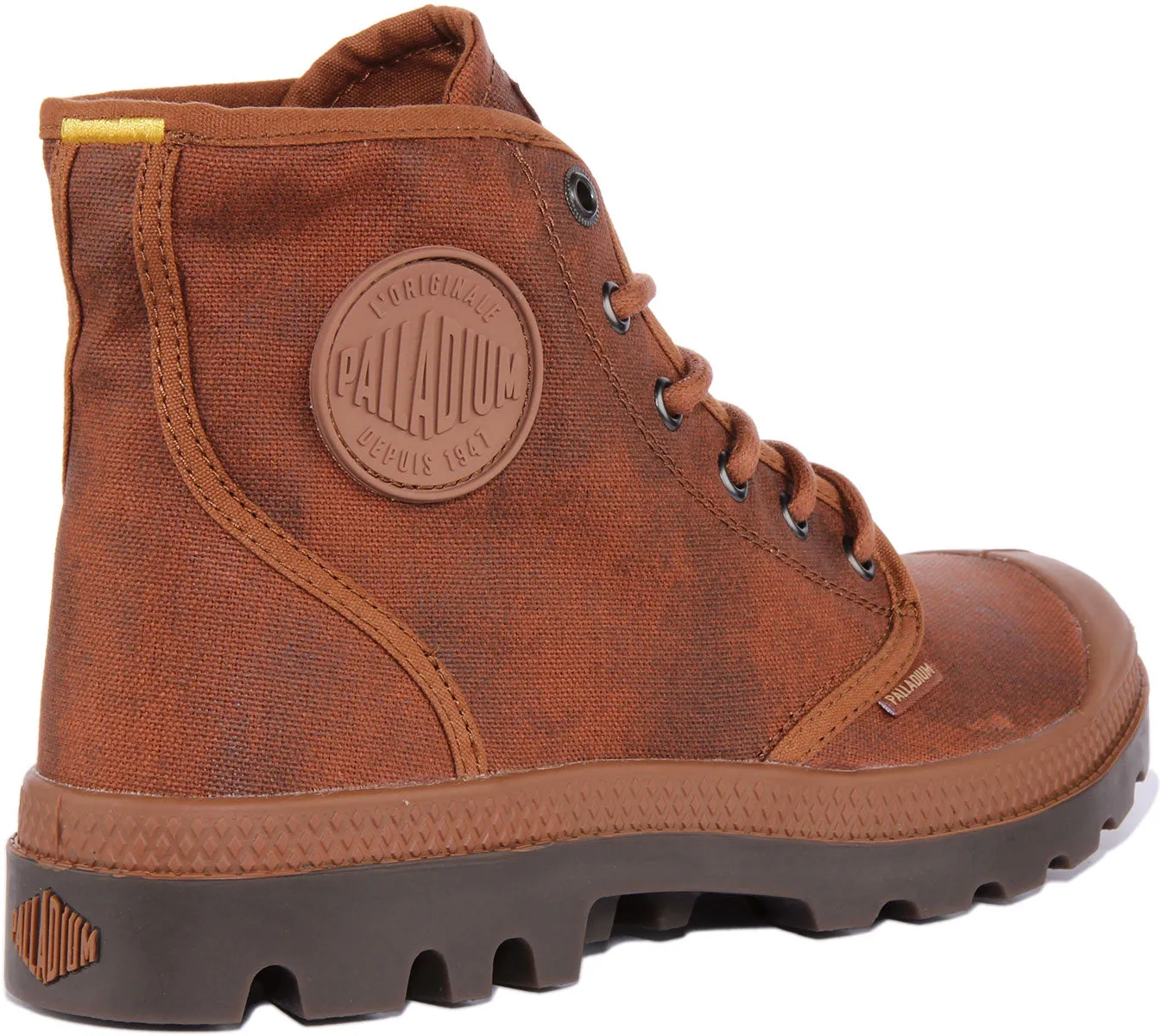 Palladium Pampa Hi Wax In Rust