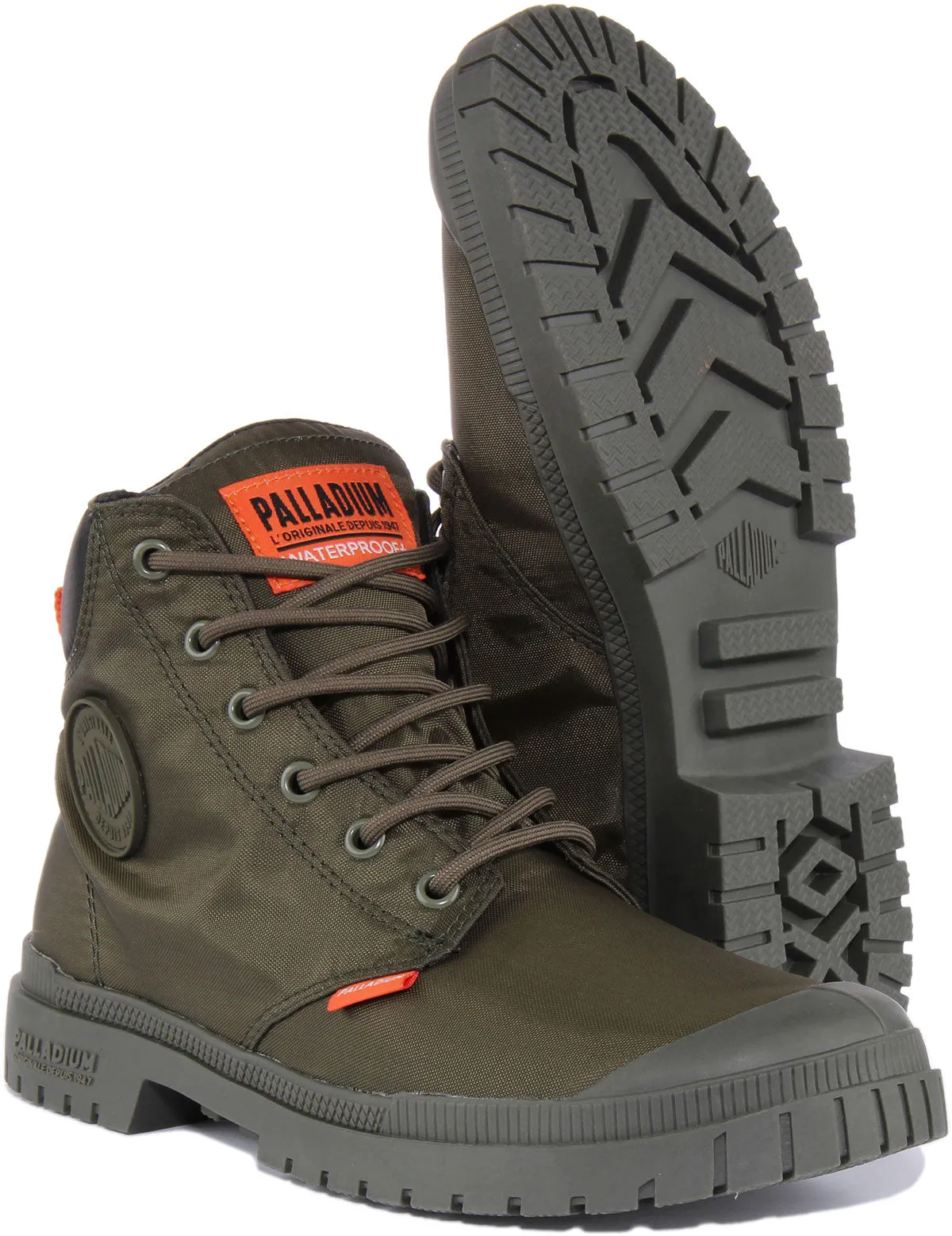 Palladium Pampa SP20 In Olive Boots