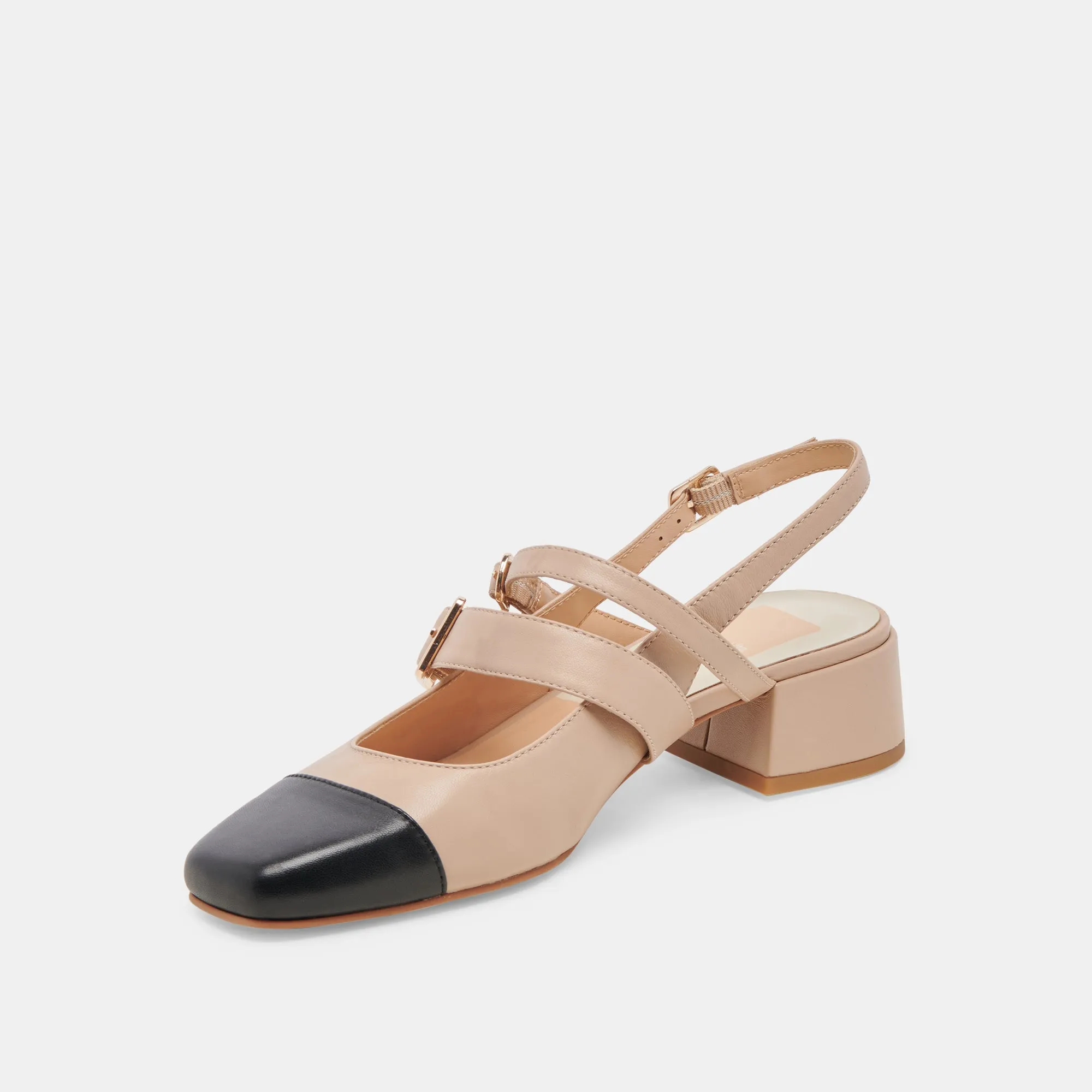 PATZY HEELS NUDE MULTI LEATHER