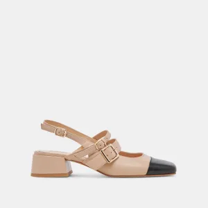 PATZY HEELS NUDE MULTI LEATHER