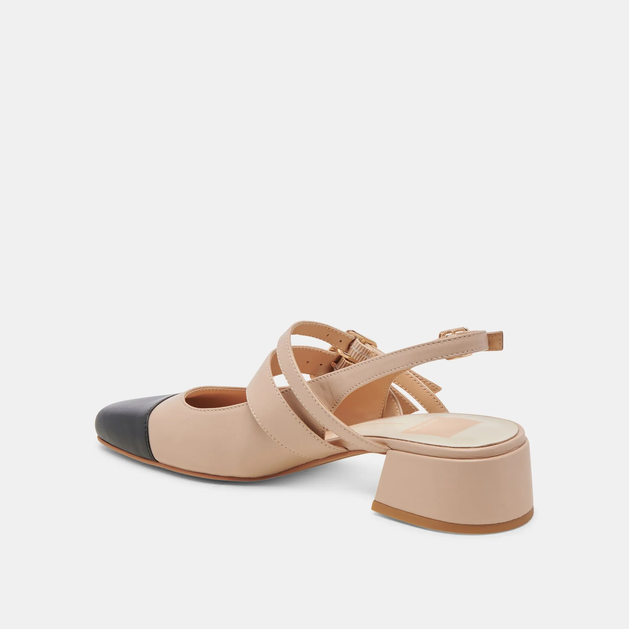 PATZY HEELS NUDE MULTI LEATHER