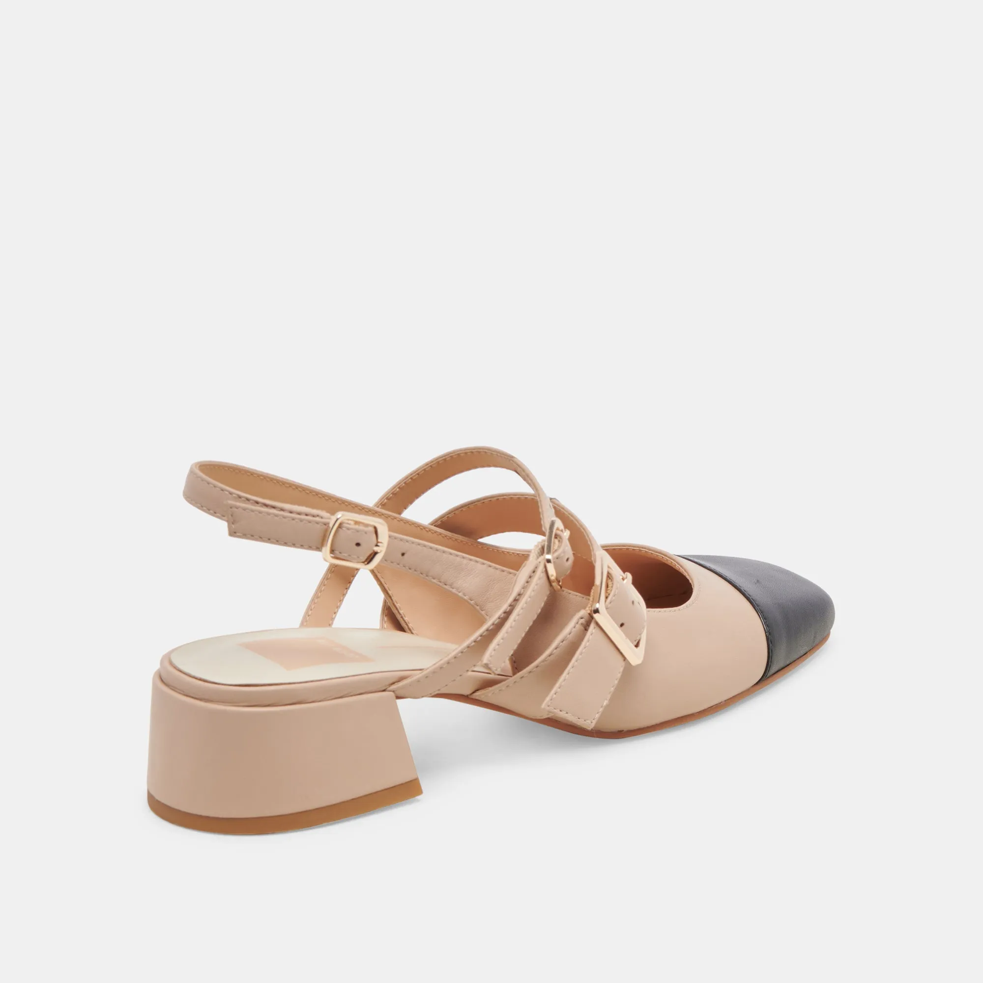 PATZY HEELS NUDE MULTI LEATHER