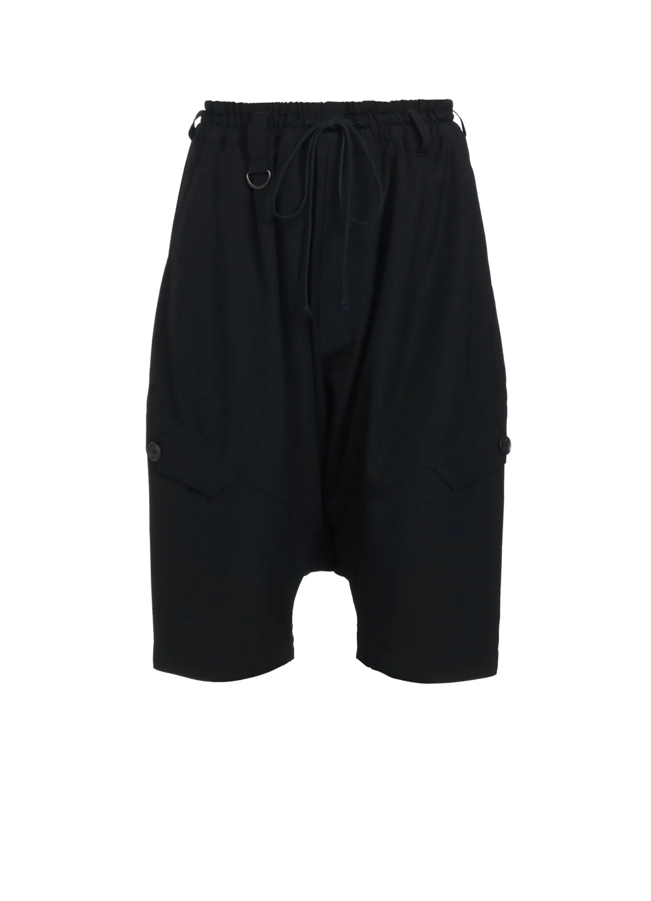 POLYESTER GABARDINE 6-QUARTER-LENGTH SARUEL SHORTS