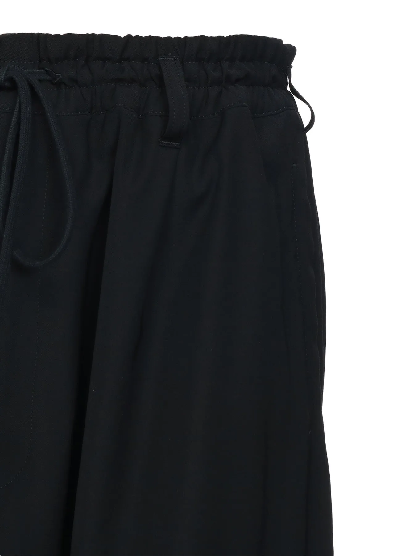 POLYESTER GABARDINE 6-QUARTER-LENGTH SARUEL SHORTS