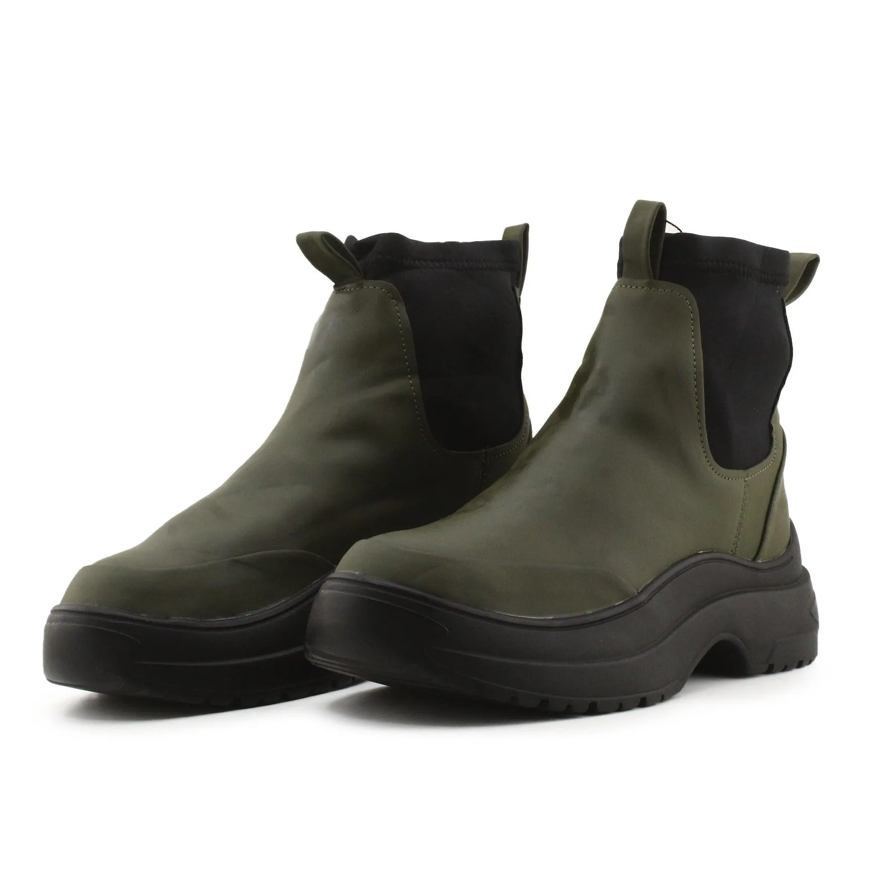 Pull & Bear Stretchable Chelsea Ankle Boots | 100% Authentic Leather